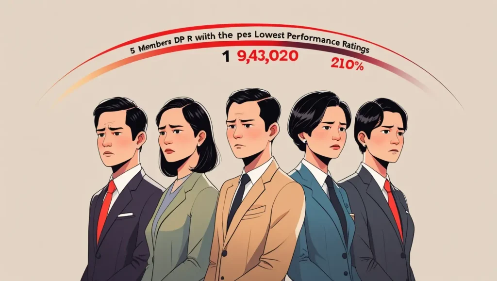 5 Komisi DPR dengan Kinerja Paling Rendah