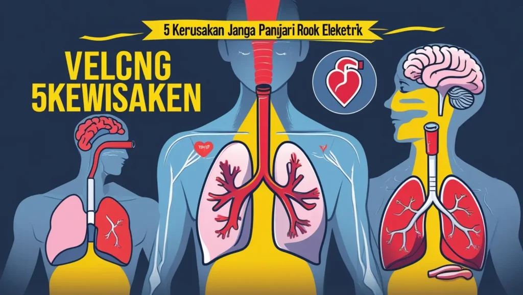 5 Kerusakan Jangka Panjang dari Rokok Elektrik